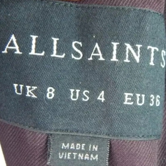 Allsaints Aleida Open Front Blazer - Picture 3 of 4